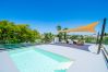 Villa in Carvoeiro - Villa Cactus, modern villa with two private swimming pools walking distance to the beach 